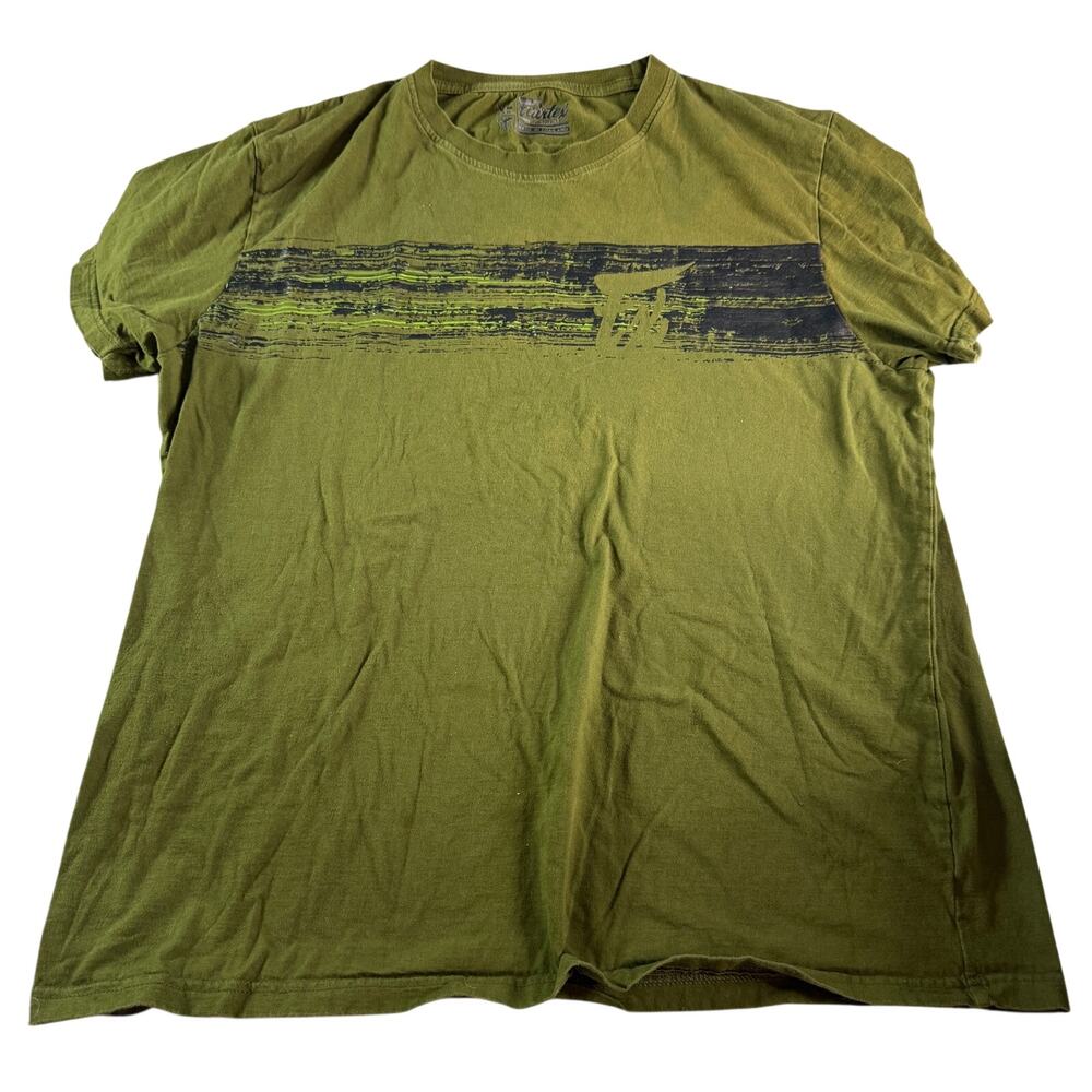 Fairtex T Shirt XL Olive Green Graphic Muay Thai MMA Training Tee